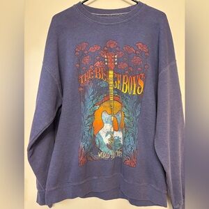 Urban Outfitters Blue Graphic Sweater